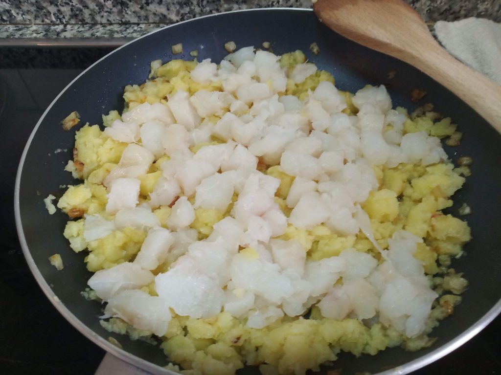 Bacalao con natas