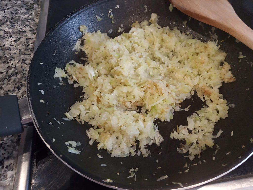 Quiche de salmón y puerro