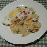 Huevos rotos al Microondas