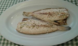 Lenguado al horno