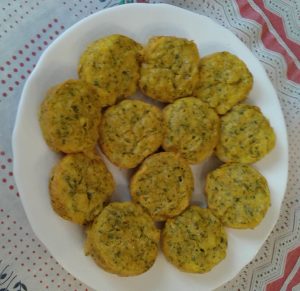 Tortillitas de bacalao al horno