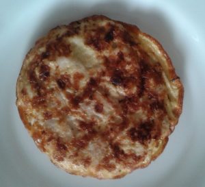 Tortitas de pollo y cebolla