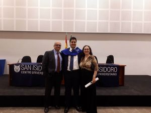 Graduación en ADE de Sergio el 28 de Junio del 2018