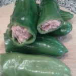 Pimientos rellenos de carne a la pimienta