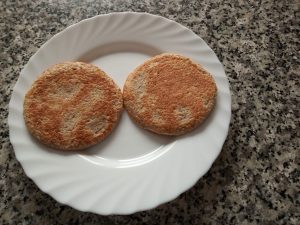 Pan o Torta Dukan en sartén para dietas