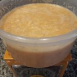 Pastel de Merluza con salsa de piquillos al Microondas
