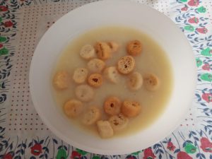 Vichyssoise de manzanas fría