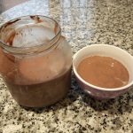 Yogur de chocolate con yogurtera