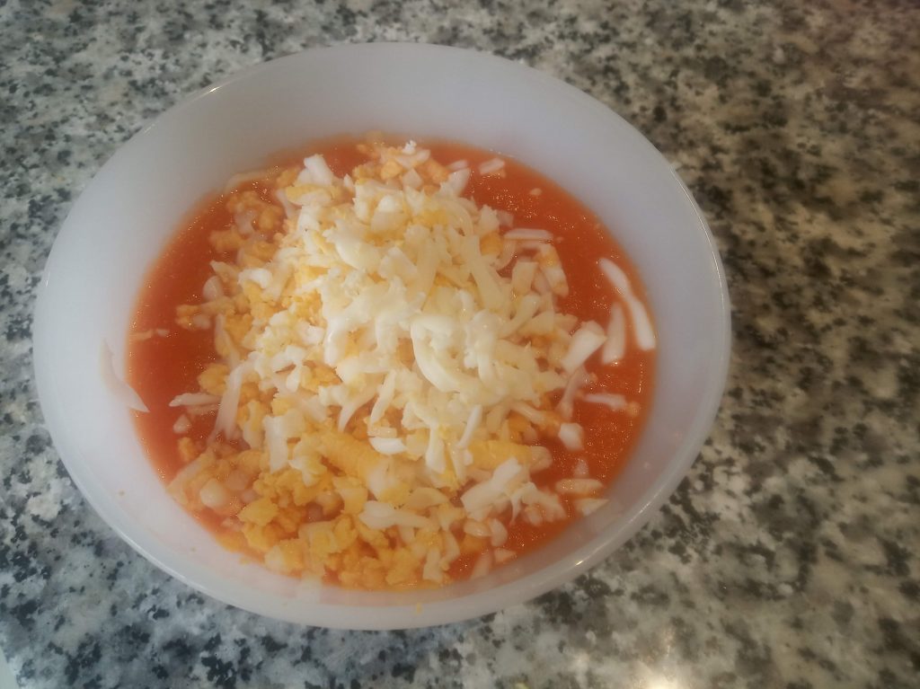 Salmorejo o crema de manzana