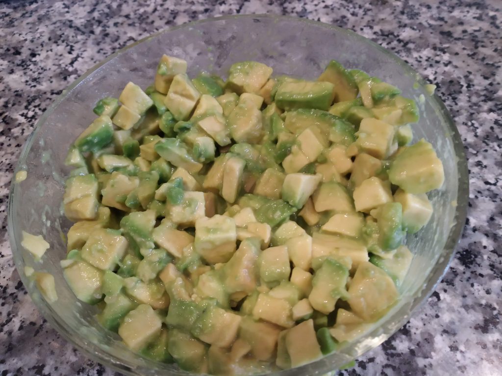 Tartar de salmón y aguacate