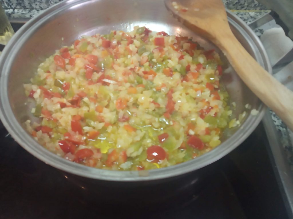 Arroz Caldoso con mollejas de pollo