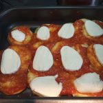 Berenjenas con tomate y mozzarella