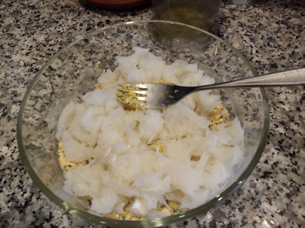 Buñuelos de bacalaos al horno muy jugosos