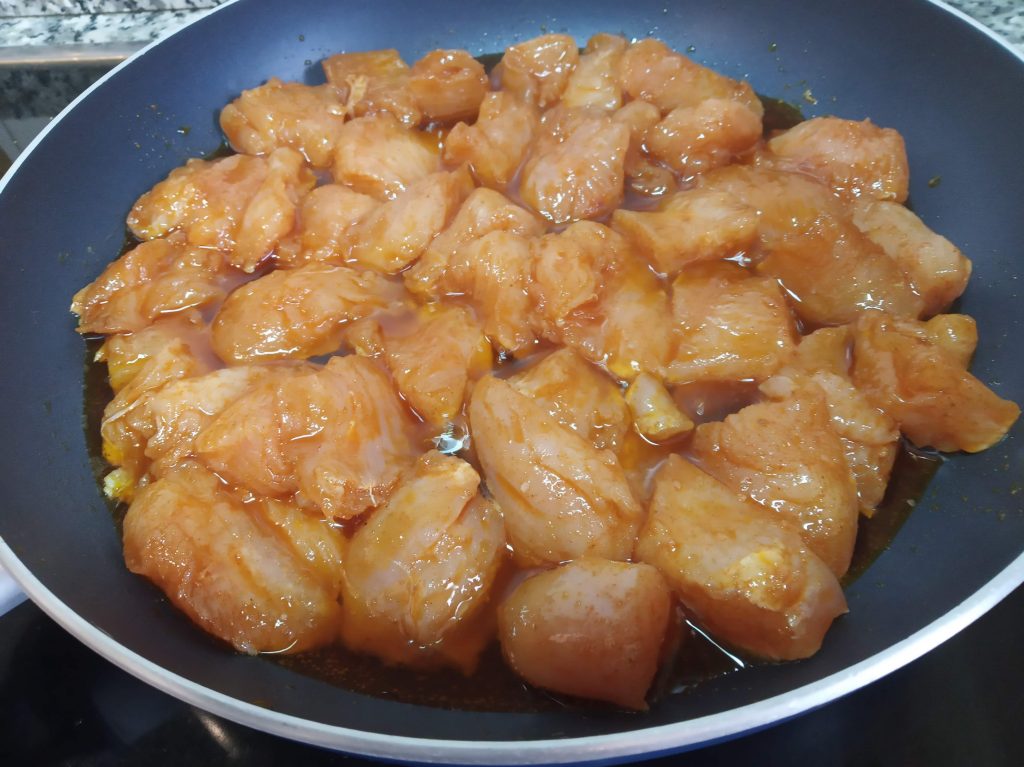 Pinchitos de pollo casero