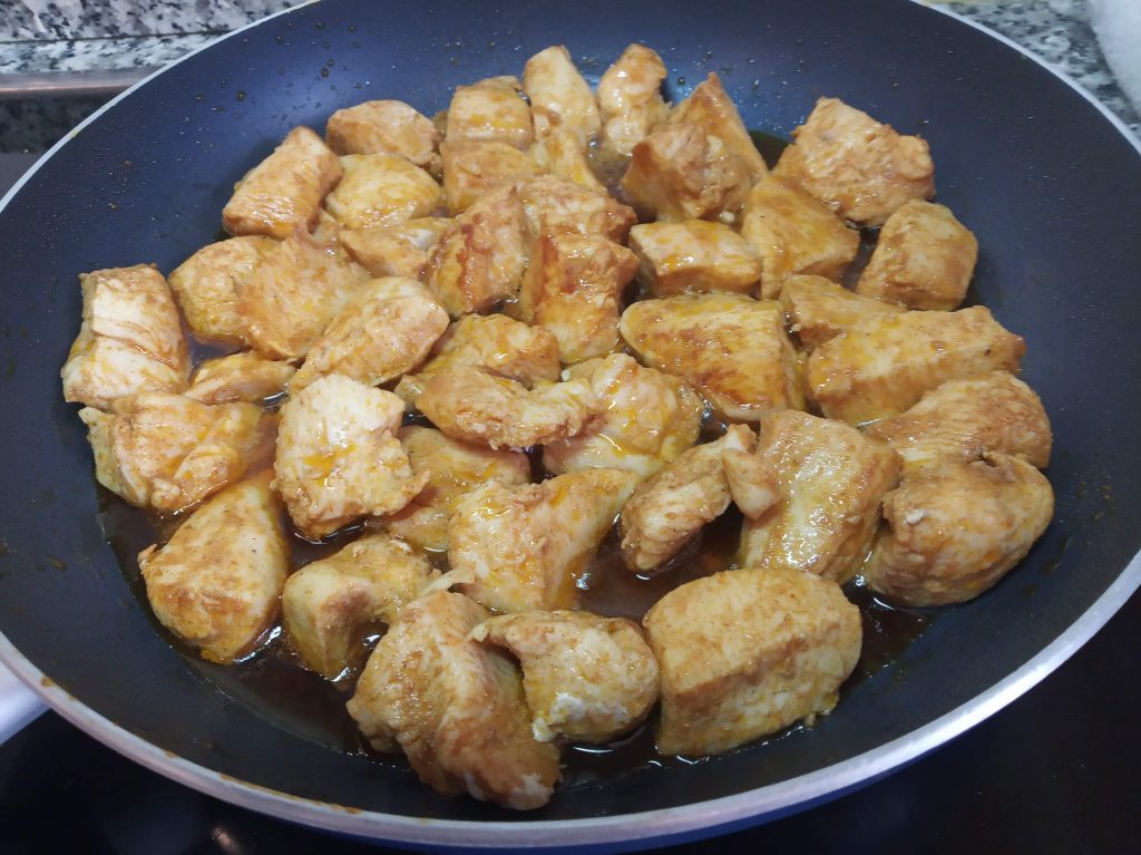 Pinchitos de pollo casero