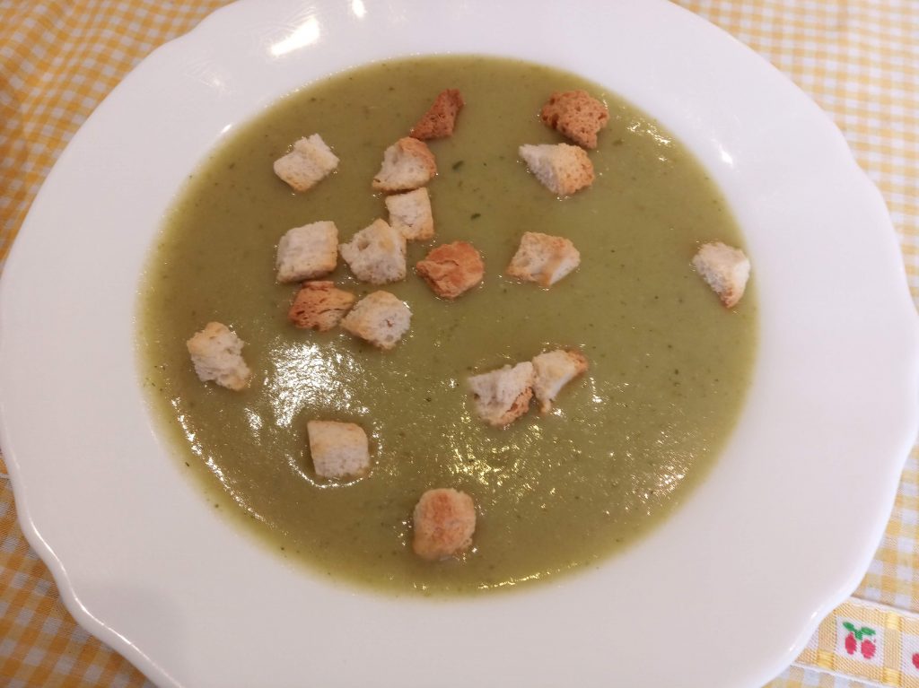 Crema de lechuga