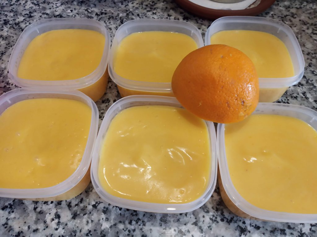 Flan Potax de naranja