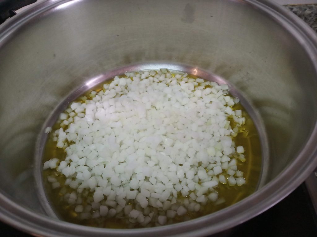 Crema de coliflor y manzana