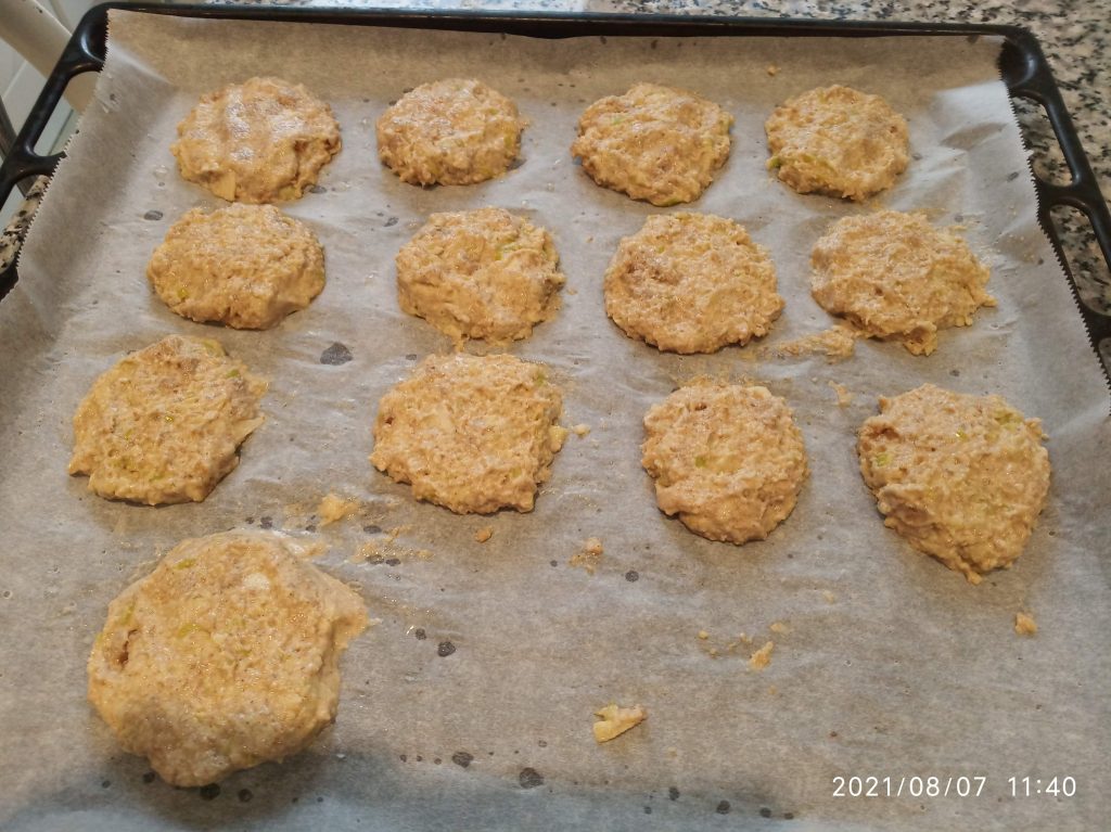 Galletas de Manzanas con pepitas de chocolate