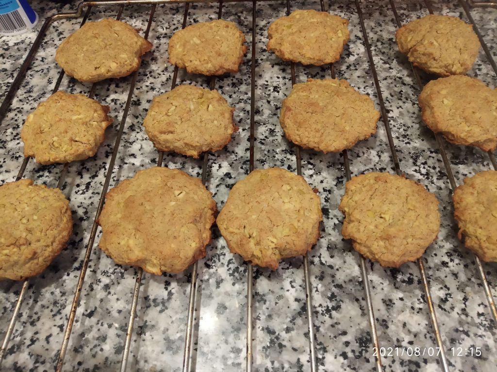 Galletas de Manzanas con pepitas de chocolate