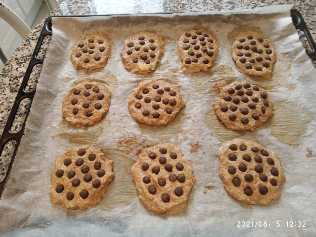 Galletas de Manzanas con pepitas de chocolate