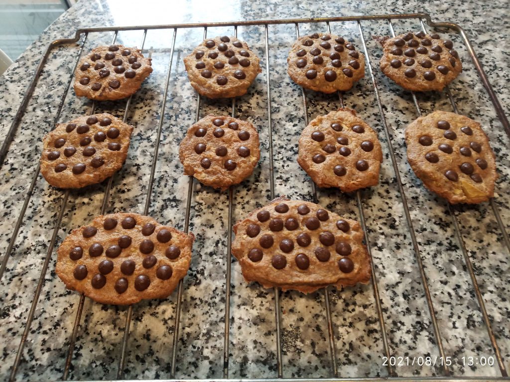 Galletas de Manzanas con pepitas de chocolate