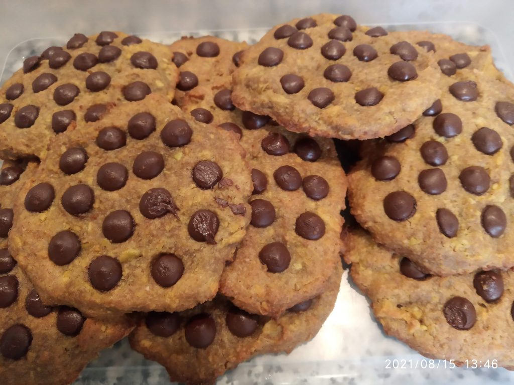 Galletas de Manzanas con pepitas de chocolate