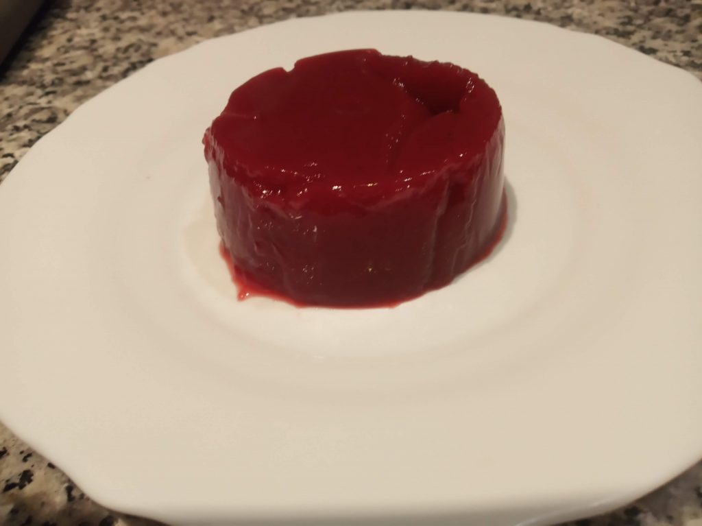 Flan de frutas del bosque Vegano